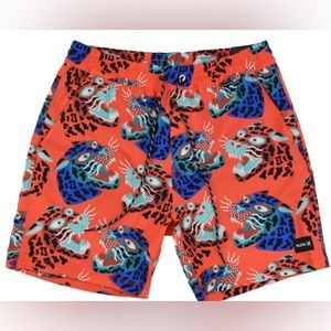 Hurley Sumatra Volley Men's 17" Board Shorts Size Medium Swimwear Swim Suit M